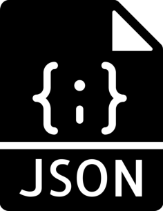 Json File Outline Drawing Svg Vector, Free Vectors File